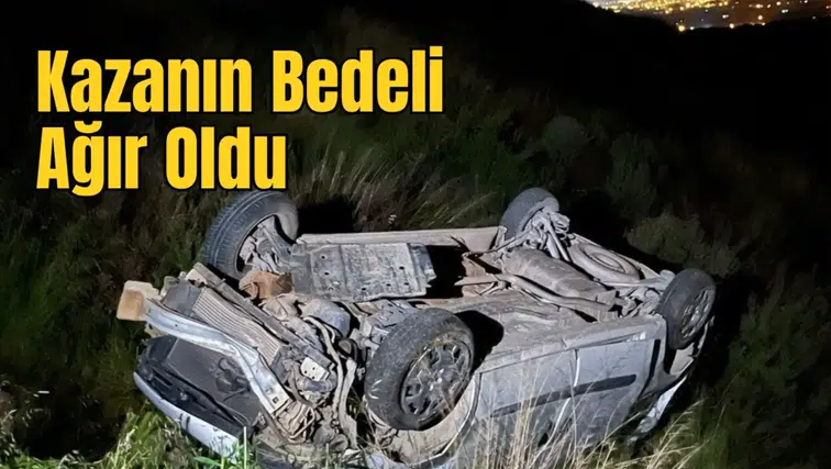 Manavgat’ta Hem Yaralandı, Hem Arabası Hurdaya Döndü Hem de Ceza Yedi