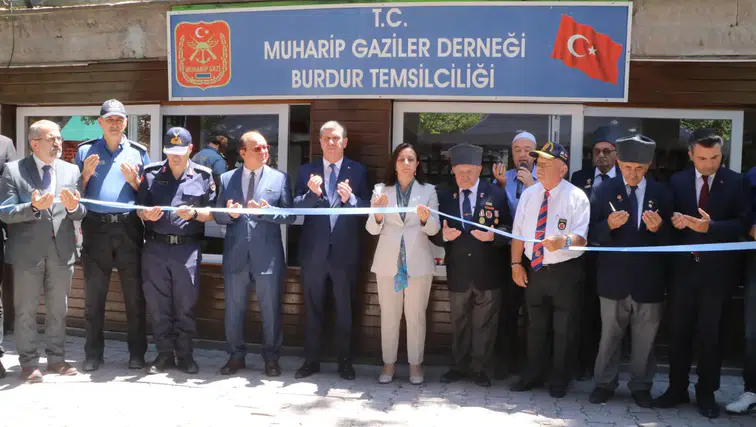 Burdur Muharip Gaziler Derneği Yeni Hizmet Binası Açıldı