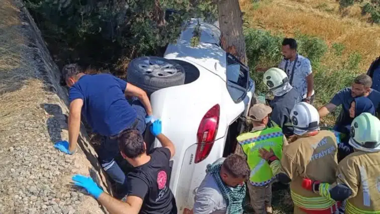 Hatay'da Feci Kaza: Otomobil Şarampole Uçtu 7 Yaralı