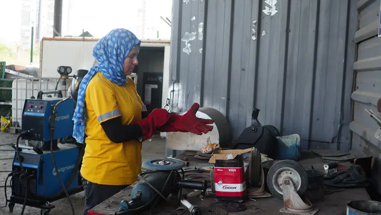 Önyargıları Kaynak Makinesiyle Eritti! Makinenin Başındaki Usta Dikkat Çekti