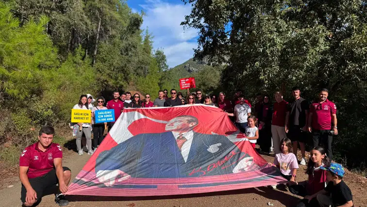 Gazipaşa'da Avrupa Spor Haftası Kapsamında Doğa Yürüyüşü Düzenlendi