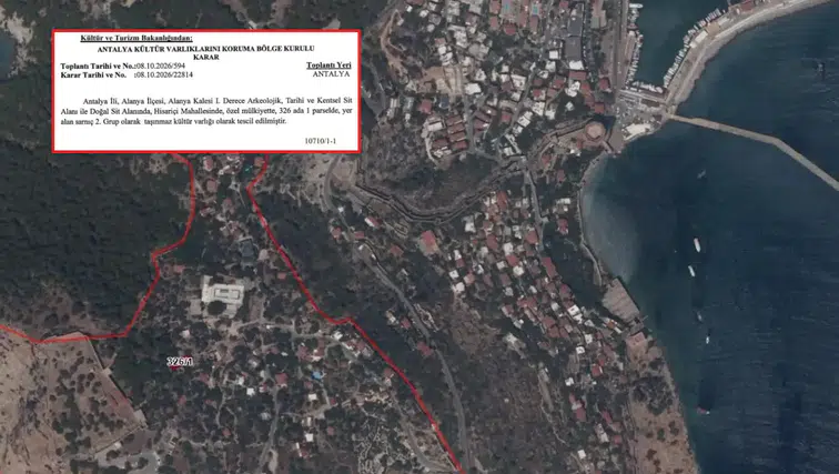 Alanya Kalesi Hisariçi'ndeki Tarihi Sarnıç İçin Resmi Karar Çıktı