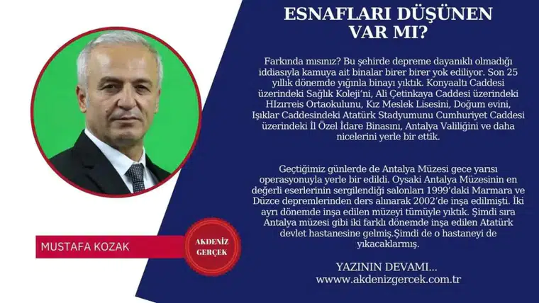ESNAFLARI DÜŞÜNEN VAR MI?