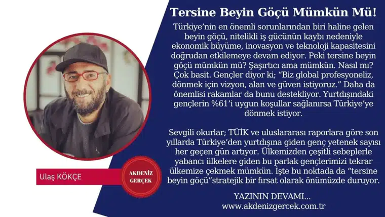 Tersine Beyin Göçü Mümkün Mü!
