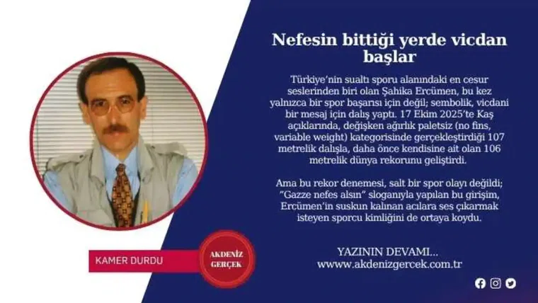 Nefesin bittiği yerde vicdan başlar