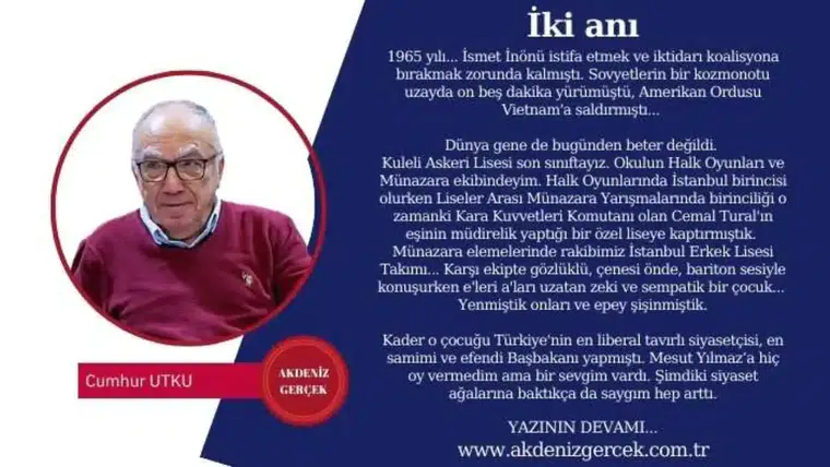 Mesut Yılmaz ve Tansu Çiller’le Tarihe Düşen Anı