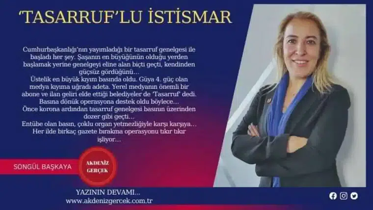 ‘Tasarruf’lu istismar