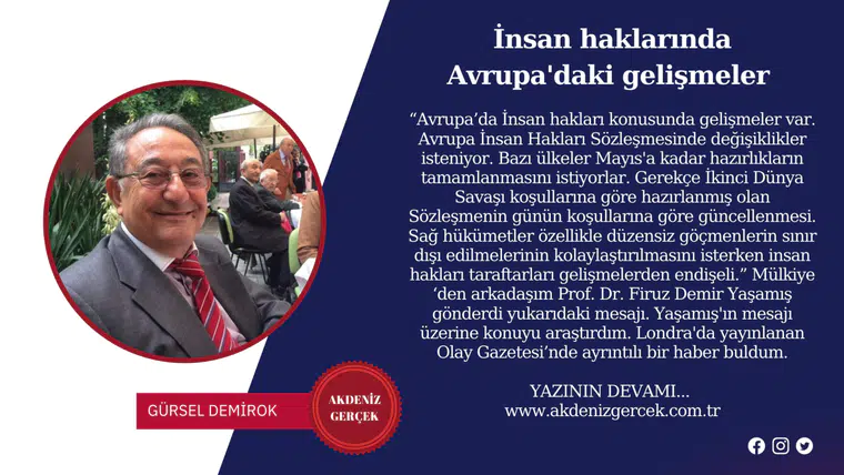 İnsan haklarında Avrupa'daki gelişmeler