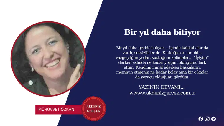 Bir yıl daha bitiyor