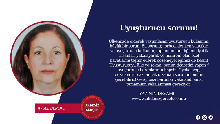 Uyuşturucu sorunu!