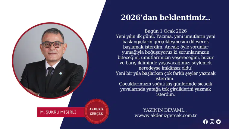 2026’dan beklentimiz..
