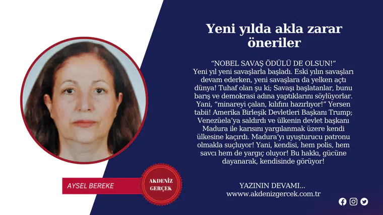 Yeni yılda akla zarar öneriler
