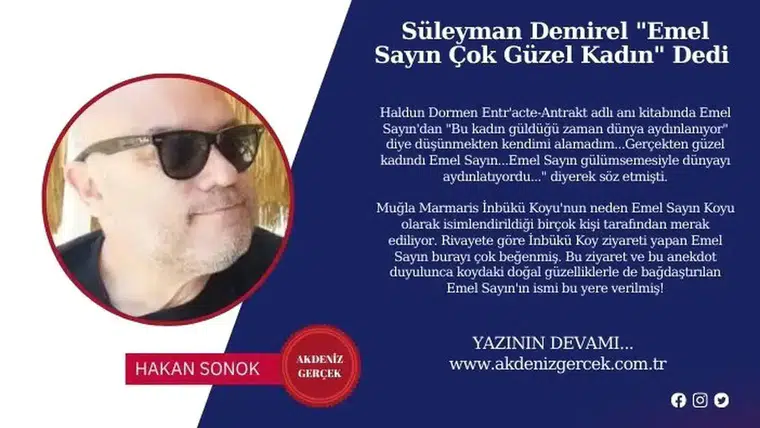 Süleyman Demirel "Emel Sayın Çok Güzel Kadın" Dedi