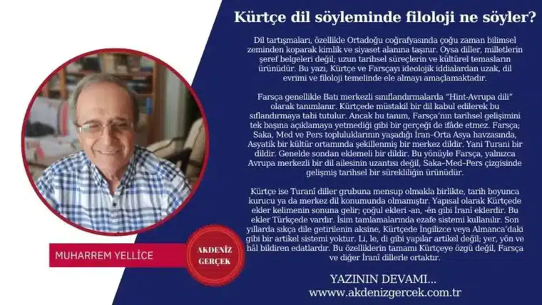 Kürtçe dil söyleminde filoloji ne söyler?