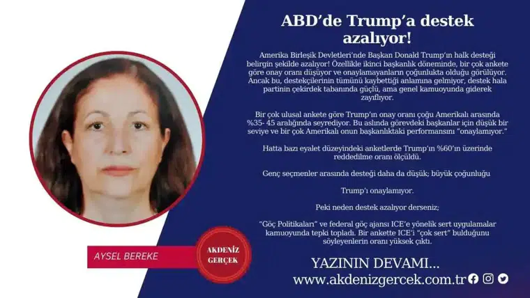 ABD’de Trump’a destek azalıyor!