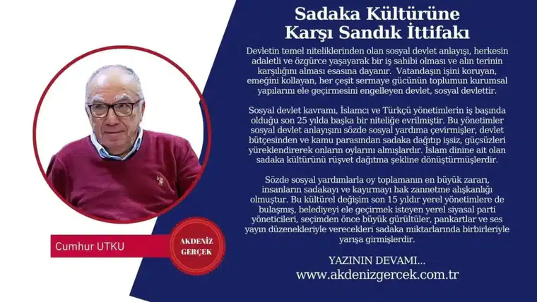 Sadaka Kültürüne Karşı Sandık İttifakı