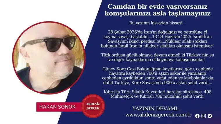 Camdan bir evde yaşıyorsanız komşularınızı asla taşlamayınız