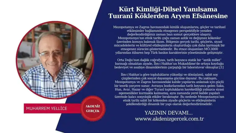 Kürt Kimliği-Dilsel Yanılsama Tuıranî Köklerden Aryen Efsânesine