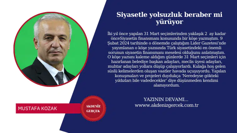 Siyasetle yolsuzluk beraber mi yürüyor