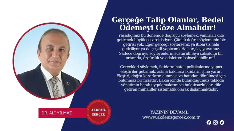 Gerçeğe Talip Olanlar, Bedel Ödemeyi Göze Almalıdır!