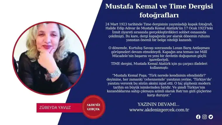 Mustafa Kemal ve Time Dergisi fotoğrafları