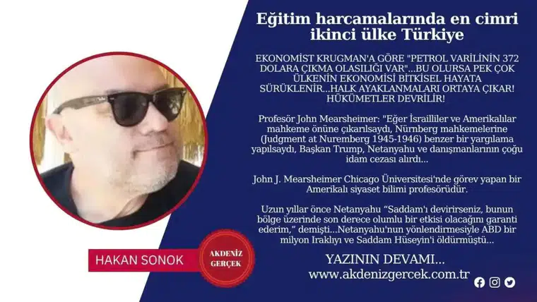 Eğitim harcamalarında en cimri ikinci ülke Türkiye