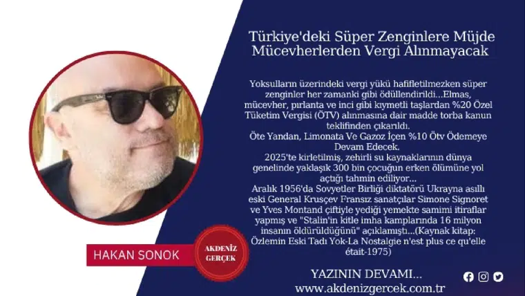 Türkiye'deki Süper Zenginlere Müjde Mücevherlerden Vergi Alınmayacak