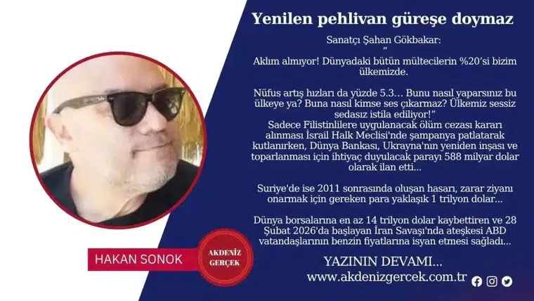 Yenilen pehlivan güreşe doymaz