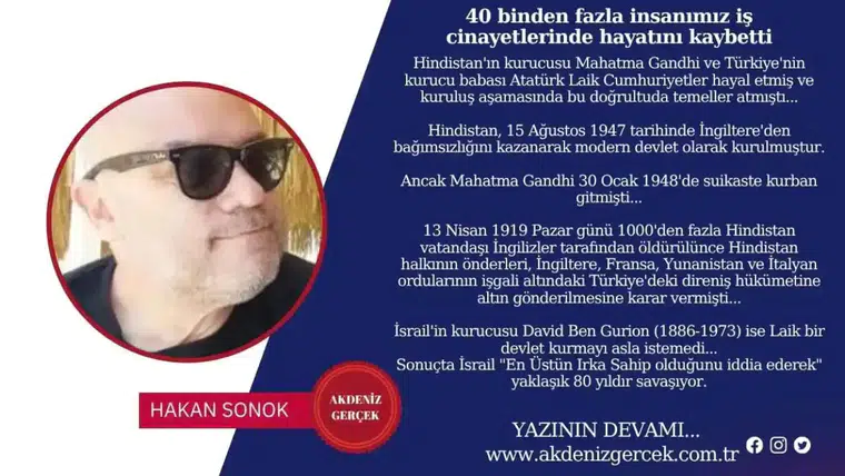 40 binden fazla insanımız iş cinayetlerinde hayatını kaybetti
