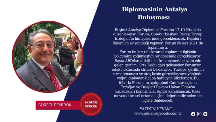 Diplomasinin Antalya Buluşması