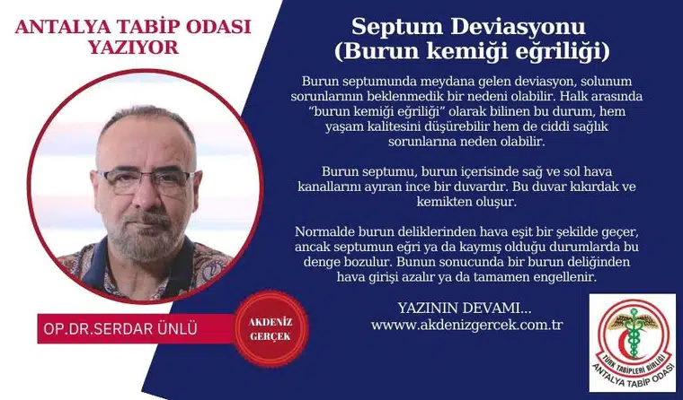 Septum Deviasyonu (Burun kemiği eğriliği)