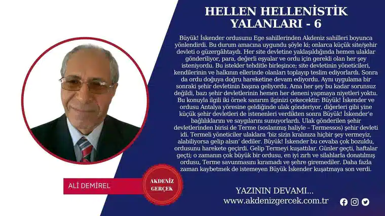 HELLEN HELLENİSTİK YALANLARI - 6