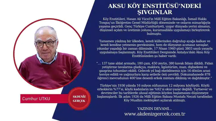 AKSU KÖY ENSTİTÜSÜ’NDEKİ ŞIVGINLAR