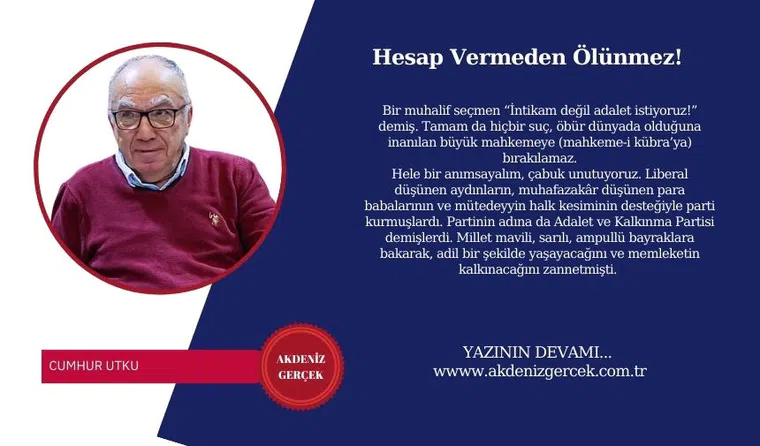 Hesap Vermeden Ölünmez!