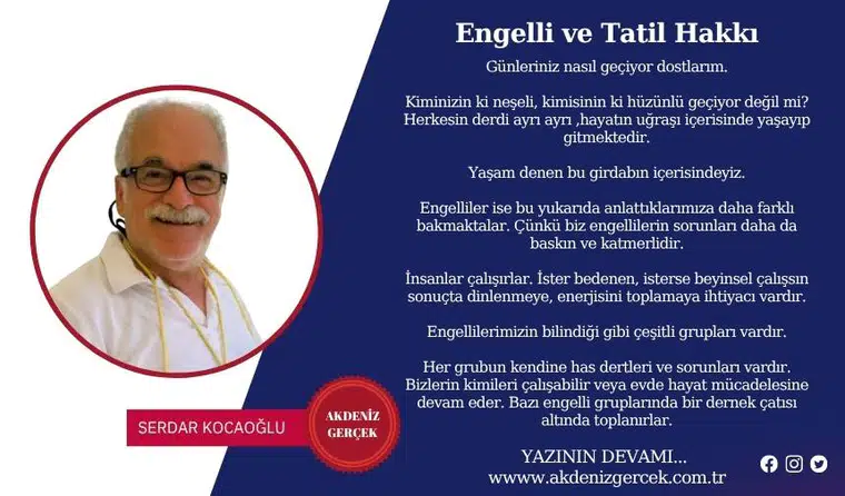 Engelli ve Tatil Hakkı
