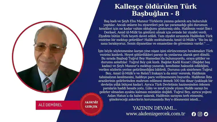 Kalleşçe öldürülen Türk Başbuğları - 8