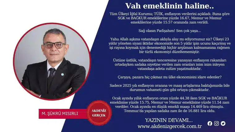 Vah emeklinin haline..