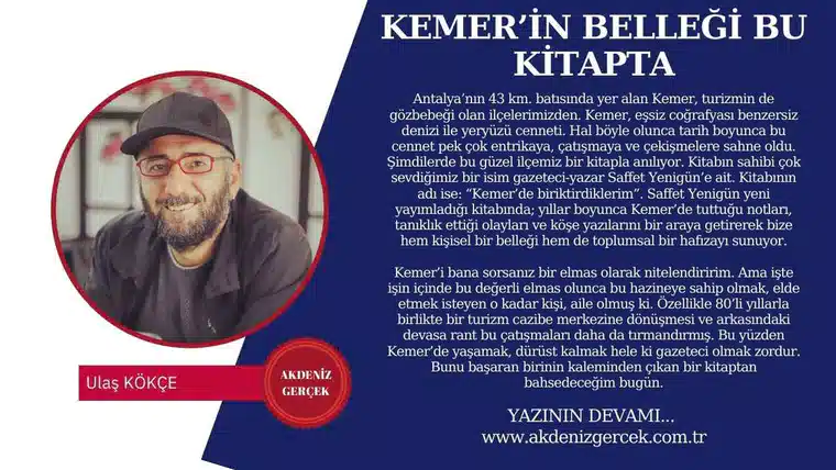 KEMER’İN BELLEĞİ BU KİTAPTA