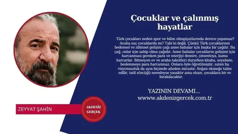 Çocuklar ve çalınmış hayatlar
