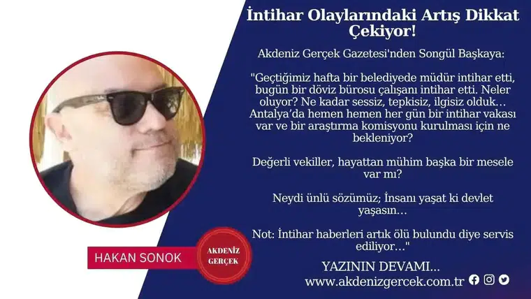 İntihar Olaylarındaki Artış Dikkat Çekiyor!