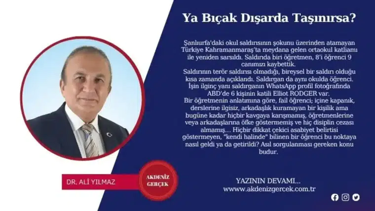 Ya Bıçak Dışarda Taşınırsa?