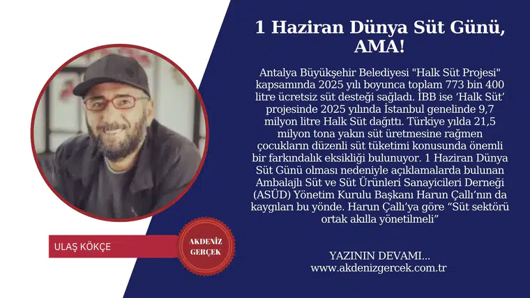 1 Haziran Dünya Süt Günü, AMA!