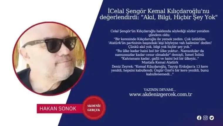 Celal Şengör Kemal Kılıçdaroğlu'nu Değerlendirdi: "Akıl, Bilgi, Hiçbir Şey Yok"