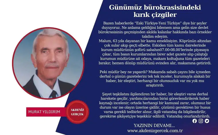 Günümüz bürokrasisindeki kırık çizgiler