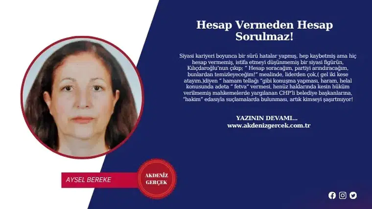 Hesap Vermeden Hesap Sorulmaz!