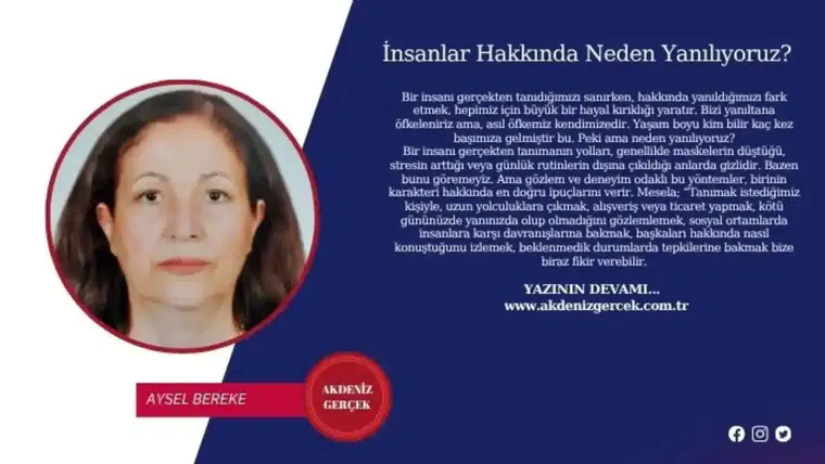 İnsanlar Hakkında Neden Yanılıyoruz?