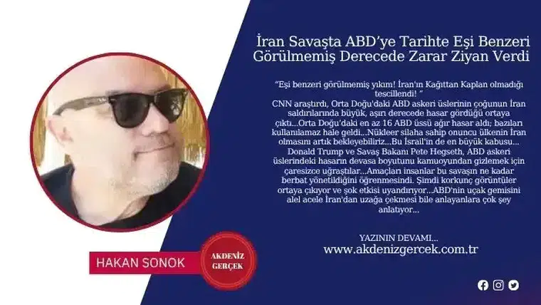 İran Savaşta ABD'ye Tarihte Eşi Benzeri Görülmemiş Derecede Zarar Ziyan Verdi