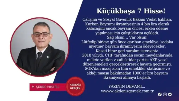 Küçükbaşa 7 Hisse!