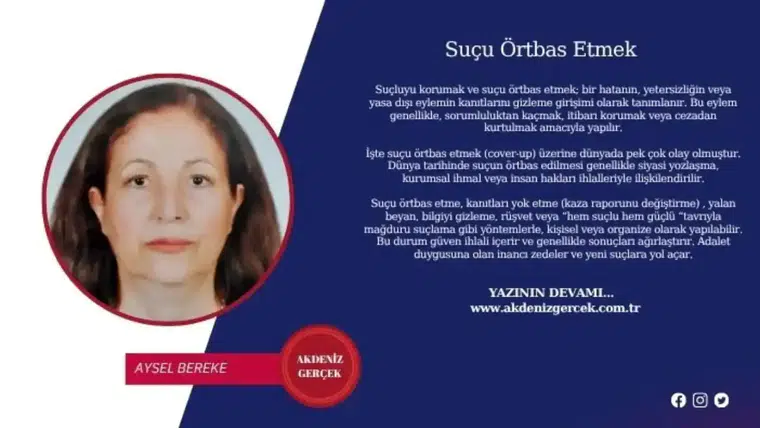 Suçu Örtbas Etmek