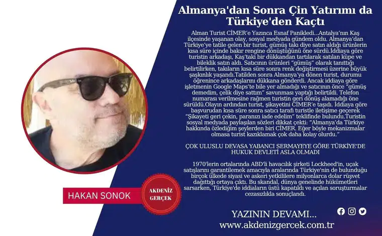 Almanya'dan Sonra Çin Yatırımı da Türkiye'den Kaçtı